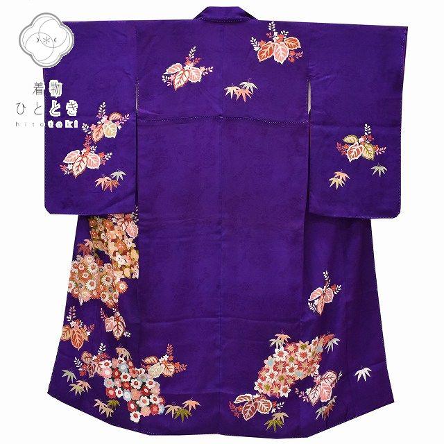 アンティーク 訪問着 中古 単品 正絹 金駒刺繍 仕立て上がり