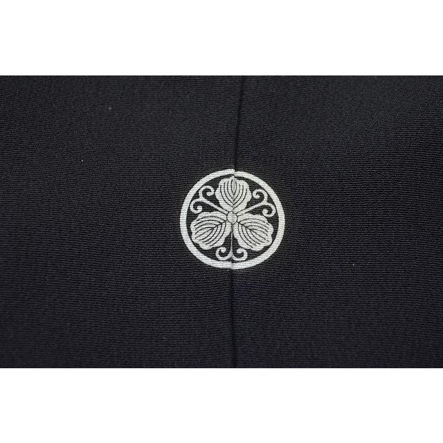 リサイクル着物 黒留袖 中古 正絹 五つ紋 比翼付き 仕立て上がり 結婚