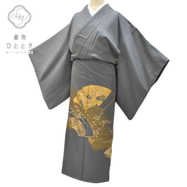 リサイクル着物 色留袖 中古 正絹 仕立て上がり 一つ紋付き 結婚式