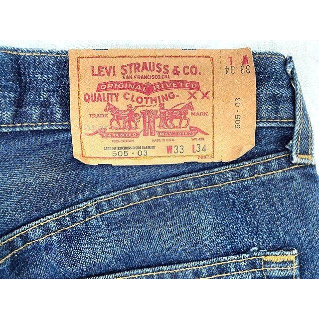 Levi's（リーバイス） 米国 アメリカ製 00's LEVI'S US 505-03 裾