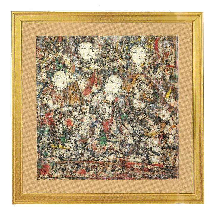 タリズマンアート 楽 がく 〜天女が奏でる幸福と喜びの調べ〜 開運絵画