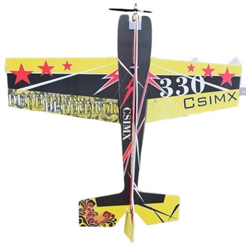 黄色 3D Mercury Fixed-wing Aerobatic Magic Board Plane Rc Airplane