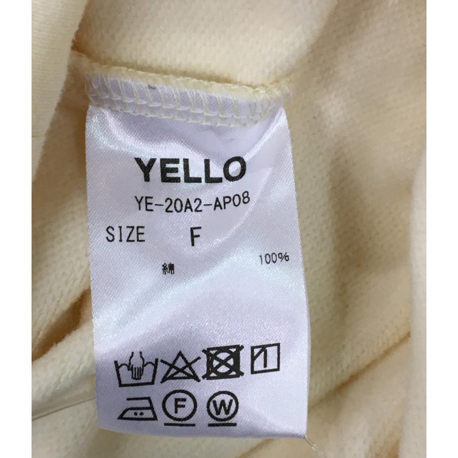 イエロ スウェット セットアップ アイボリー 星あや 20AW レディース