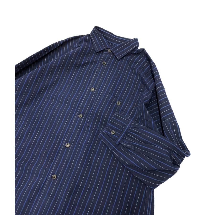 イッセイミヤケ メン 長袖シャツ MITSUKE ドルマンスリーブストライプ
