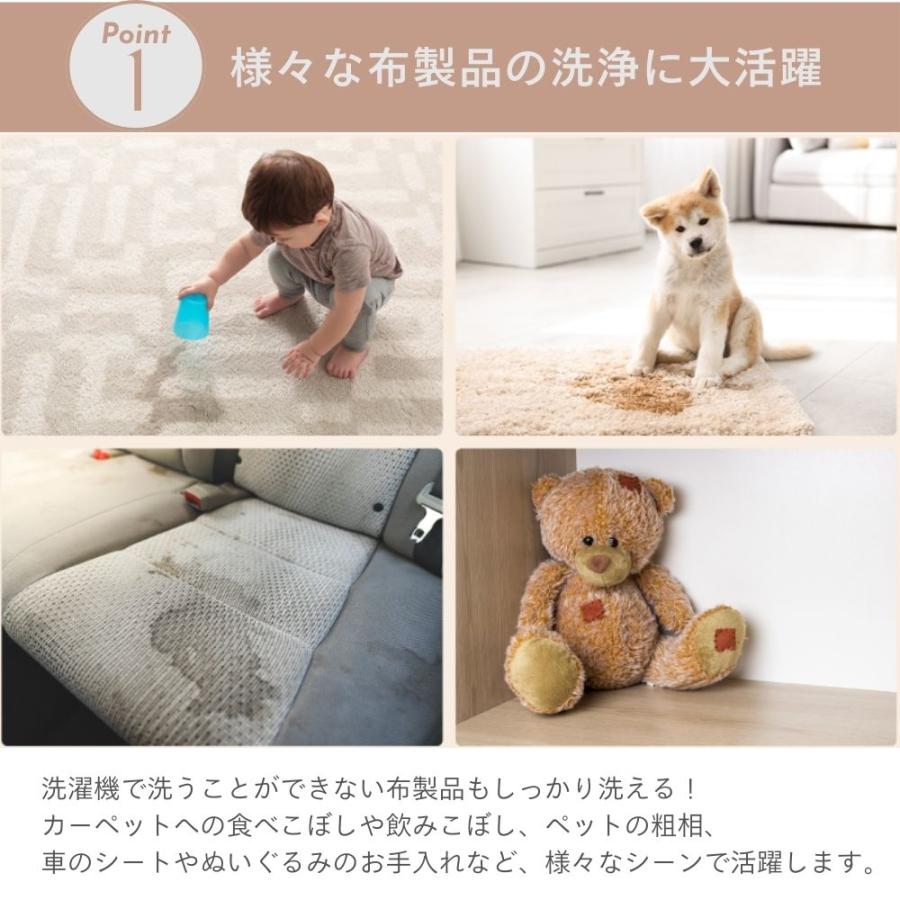 カーペットクリーナー 加熱式 水洗い リンサー 高温 60度 絨毯