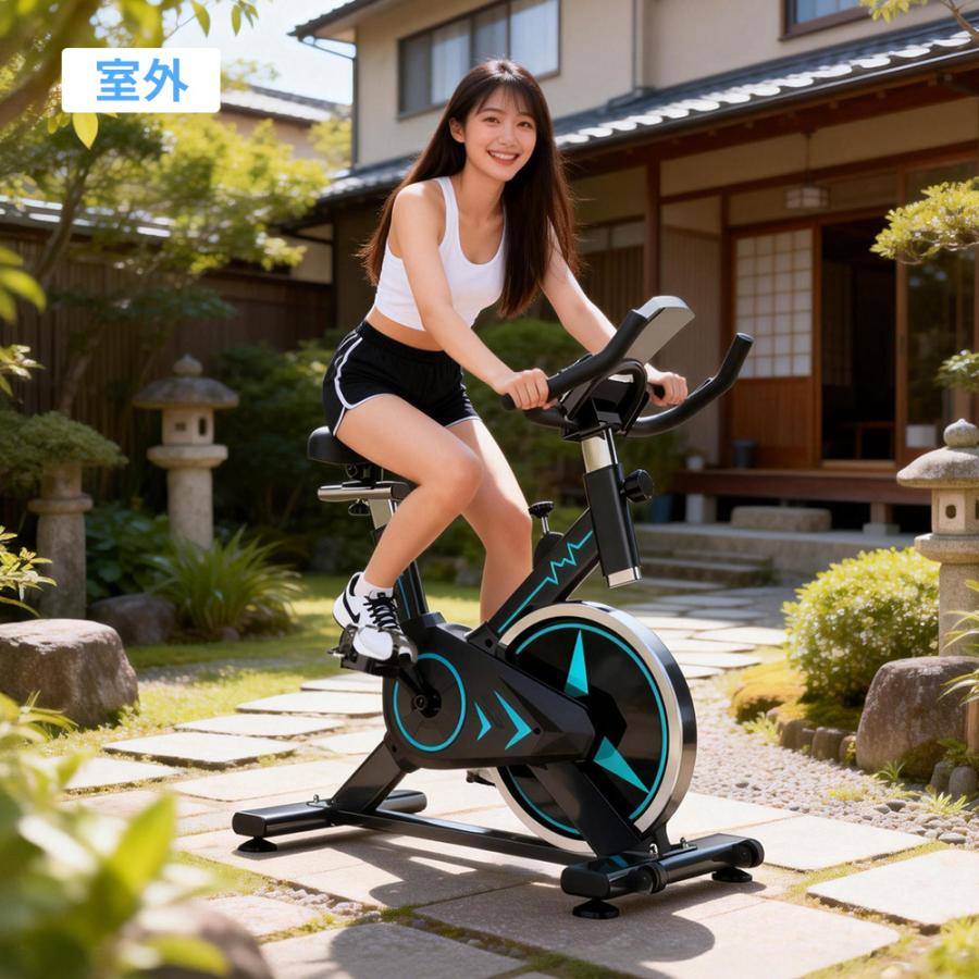 スピンバイク フィットネスバイク 静音 家庭用 おすすめ エアロバイク