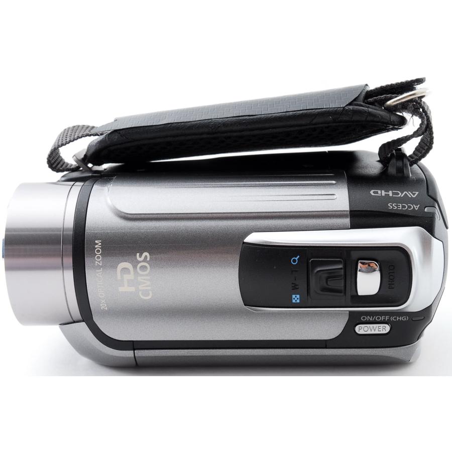 iVIS キヤノン ビデオカメラ CANON HF R10 シルバー 中古 新品SDカード