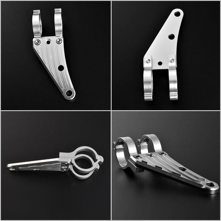 バイク Z400FX アルミ削り出し ヘッドライトステー フロントフォーク