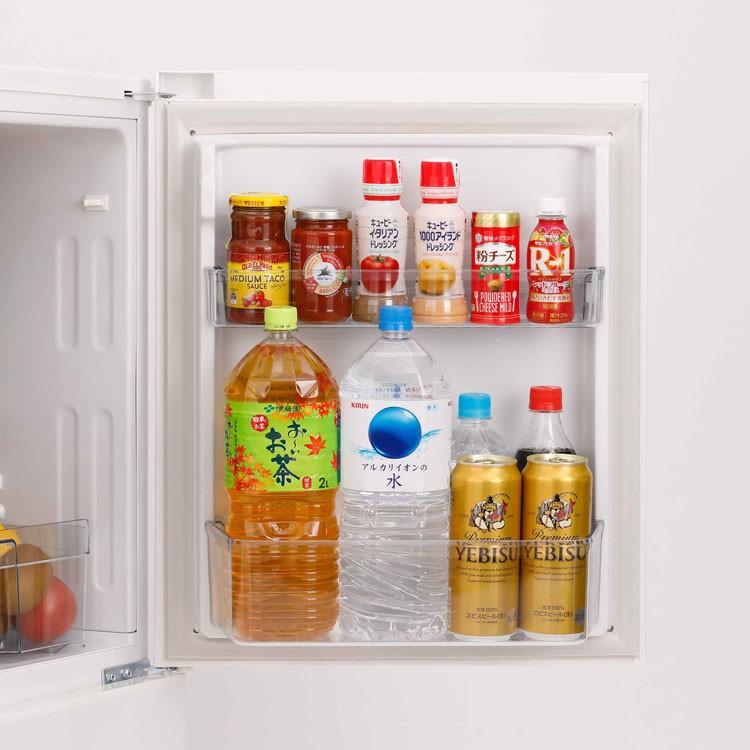 ツインバード（TWINBIRD） 2ドア冷凍冷蔵庫 110L ホワイト HR-E911W