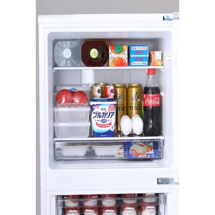 ツインバード（TWINBIRD） 冷蔵庫 2ドア 冷凍庫 冷凍冷蔵庫ハーフ