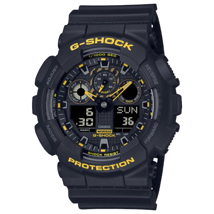 G-SHOCK Gショック コーションイエロー カシオ CASIO アナデジ 腕時計