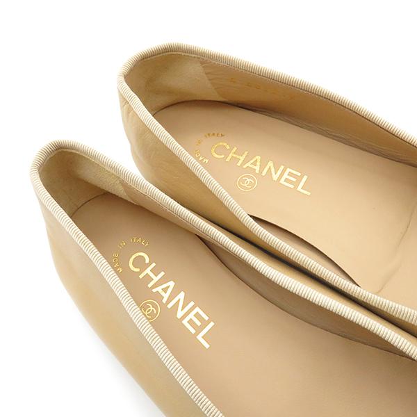 CHANEL（シャネル） 靴 バレリーナ フラットシューズ ベージュ
