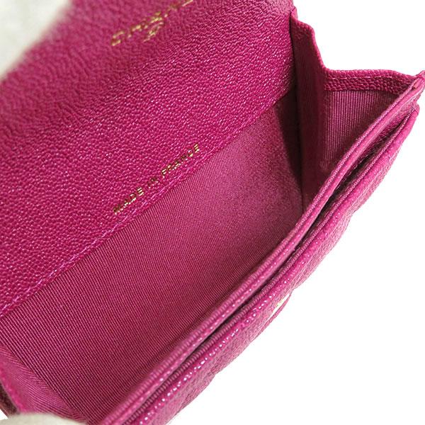 キャビアスキン シャネル カードケース BOY CHANEL ボーイシャネル