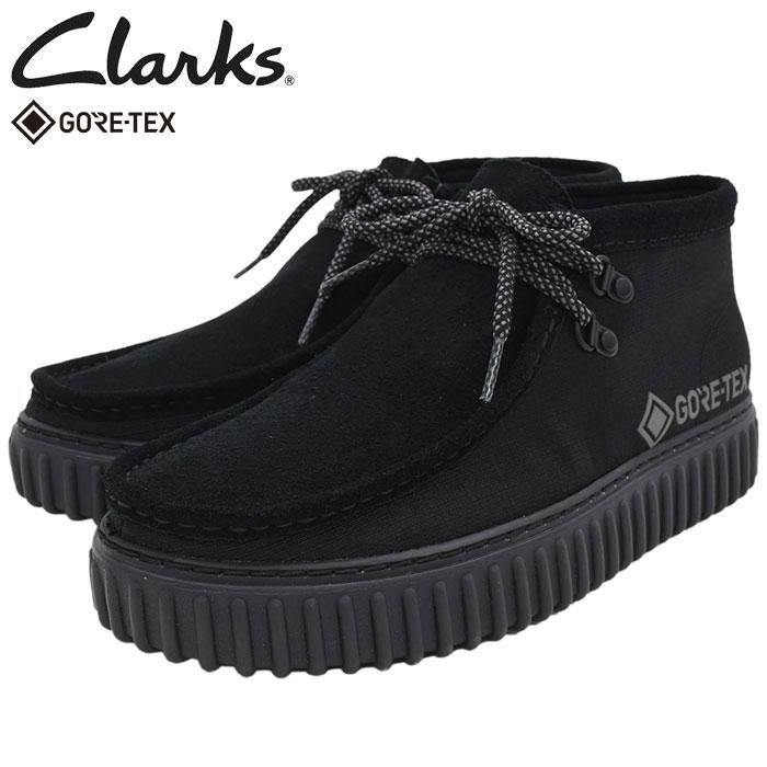 Clarks（クラークス） ブーツ メンズ 男性用 トーヒル ハイ GTX Black