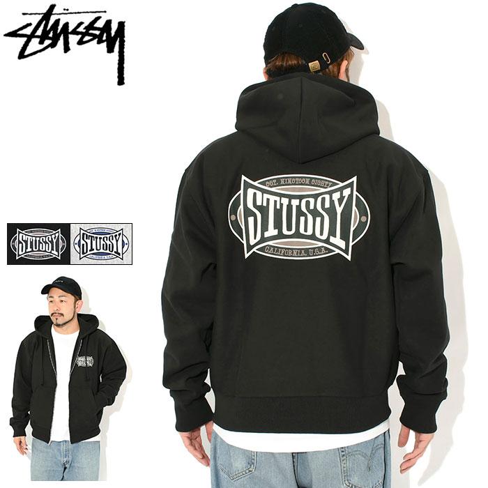 STUSSY（ステューシー） パーカー ジップアップ メンズ Champion Oval