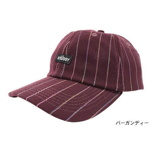 STUSSY（ステューシー） キャップ 帽子 STUSSY Rainbow Pinstripe Low