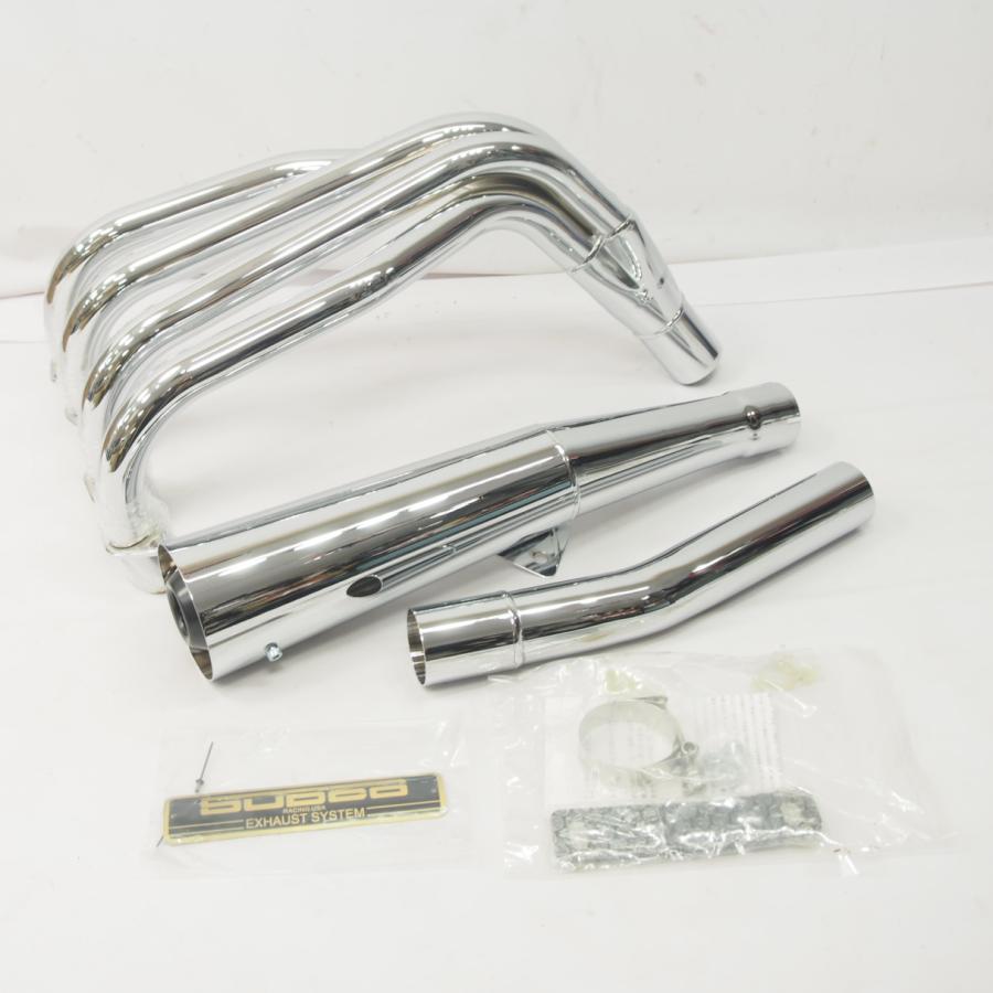 ゼファー400 ゼファーχ SUDCO メガホンマフラー メッキ スドコ サドコ