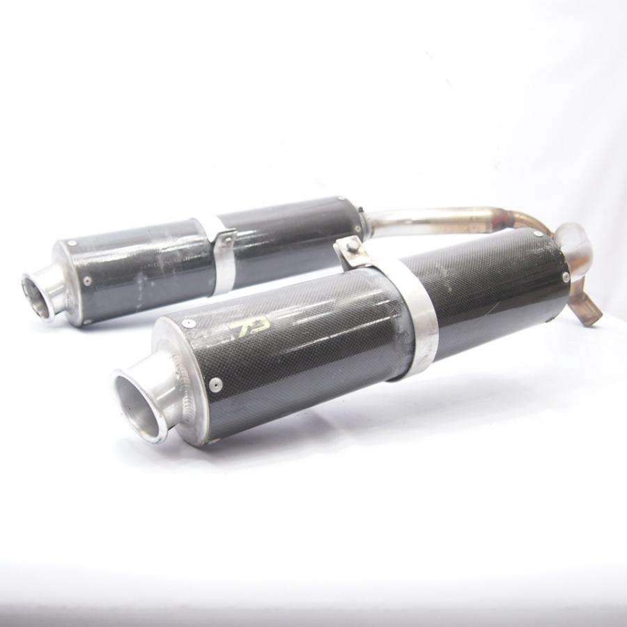 ホーネット250 左右出しスリップオンマフラー アサヒナレーシング製