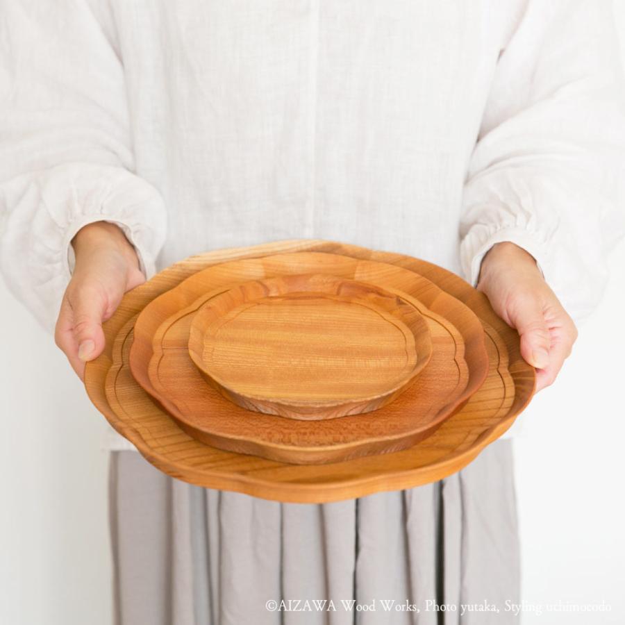四十沢木材工芸 KITO 輪花盆 小 ケヤキ : 食器 生活雑貨 育てる道具