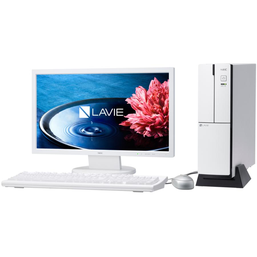LaVie 未使用品 NEC LAVIE Desk Tower PC-DT150BAW 19.5インチ Core i3
