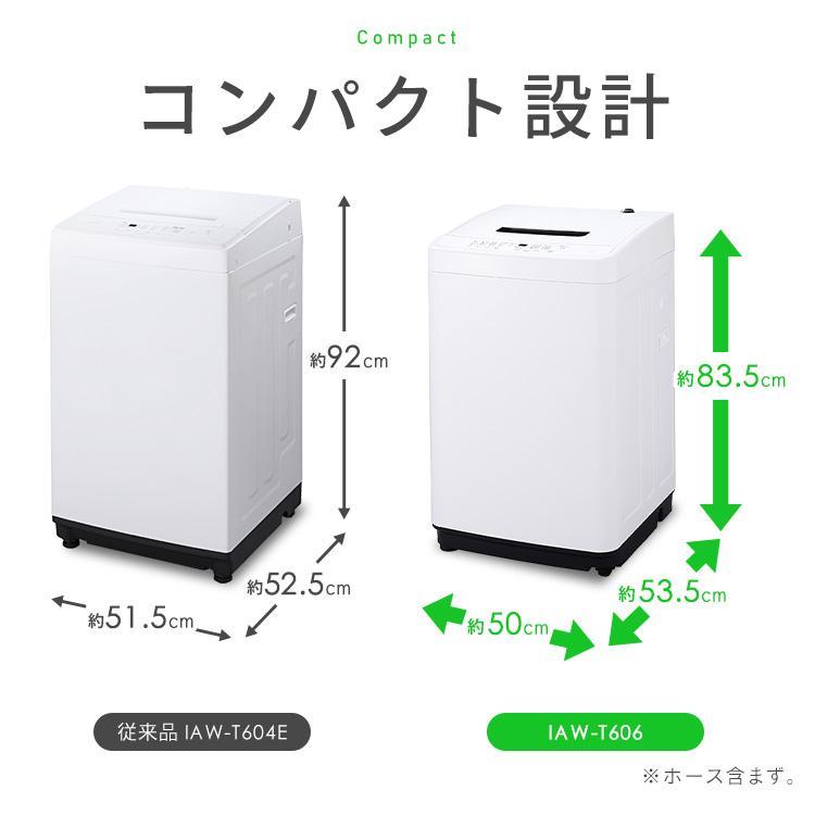 IRIS OHYAMA（アイリスオーヤマ） 洗濯機 6kg 縦型 一人暮らし 全自動