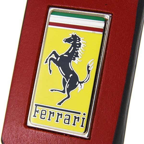 Ferrari（フェラーリ） フェラーリ純正 レザーベースキーリング(レッド