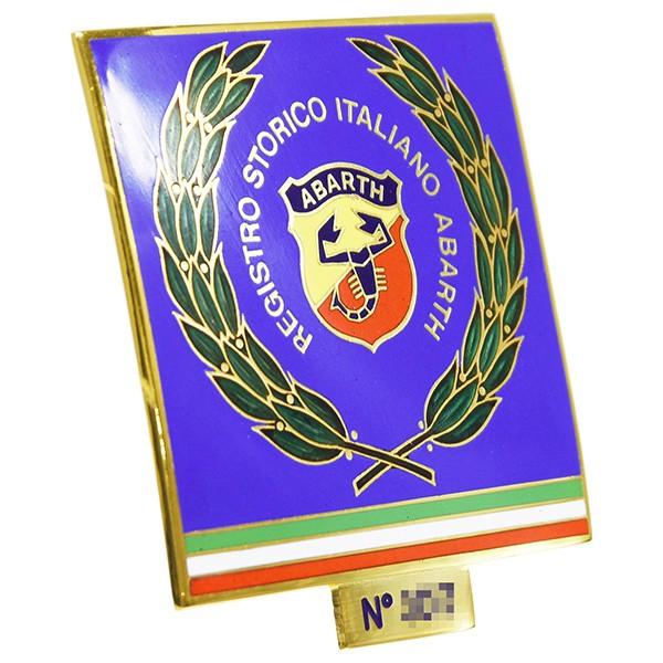 アバルト（ABARTH） RIA(REGISTRO STORICO ITALIANO ABARTH)七宝