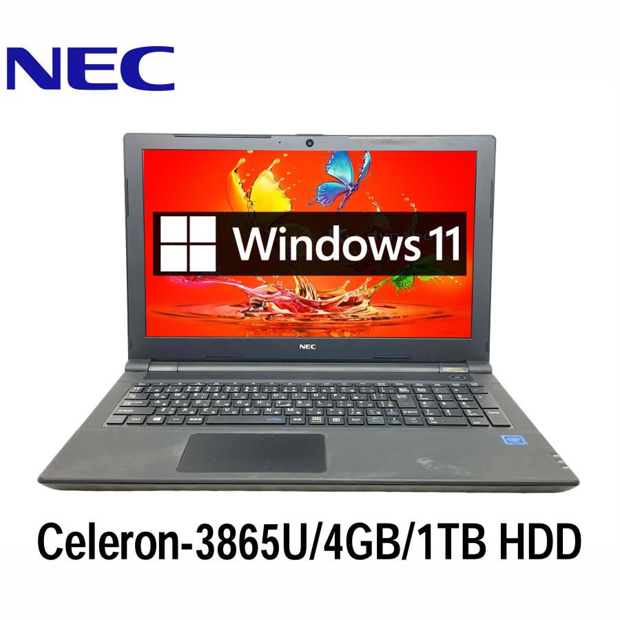 LaVie Note Standard NEC LAVIE NS150/K 15.6型 Celeron-3865U/4GB/1TB