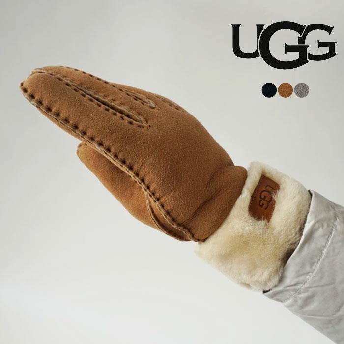UGG（アグ） 並行輸入品 手袋 レディース 暖かい シープスキン 革