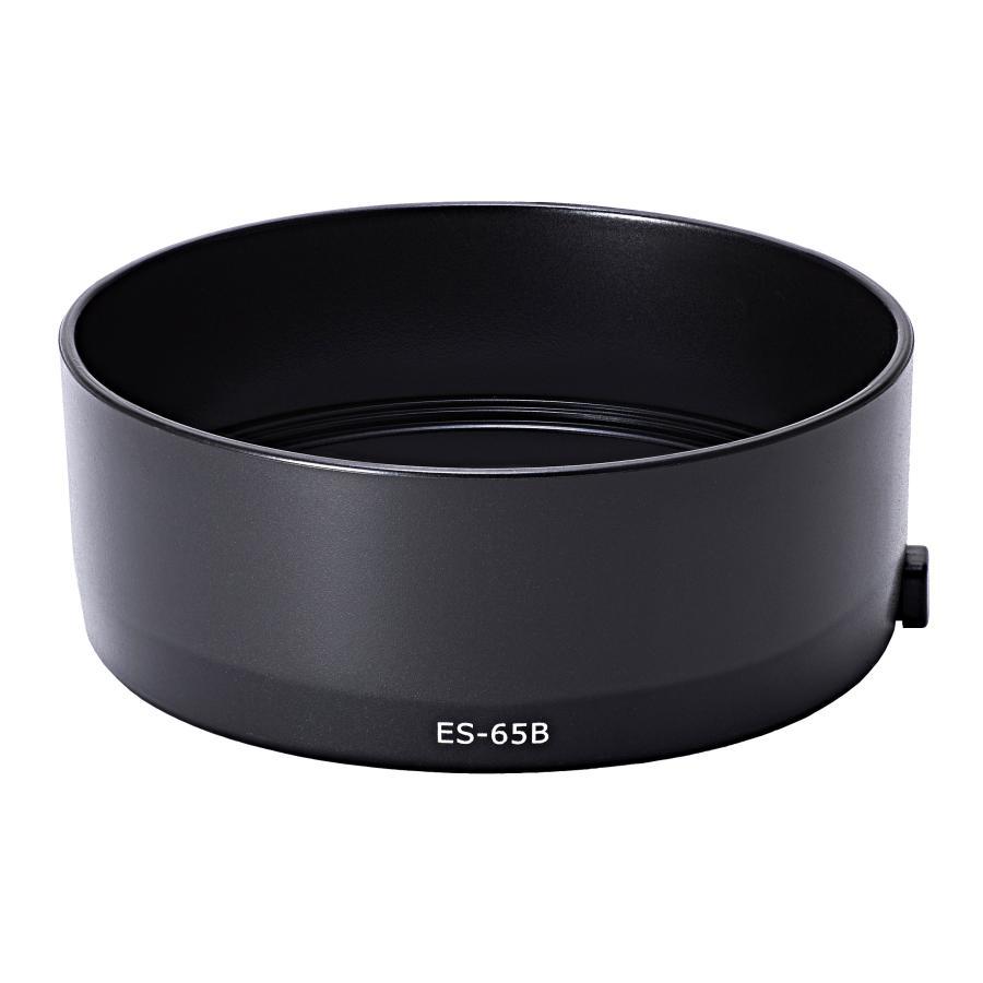 ES-65B 互換 レンズフード RF50mm F1.8 STM 対応 装着したままでも