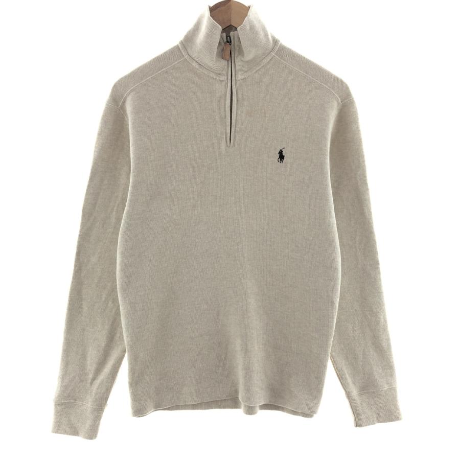 古着 ラルフローレン Ralph Lauren POLO by ハーフジップスウェット
