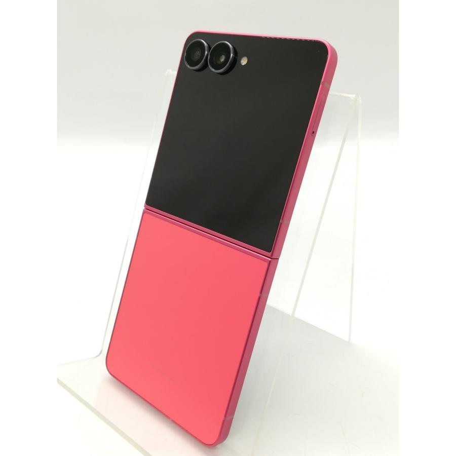 中古】SAMSUNG au 【SIMフリー】 Galaxy Z Flip7 コーラルレッド 12GB