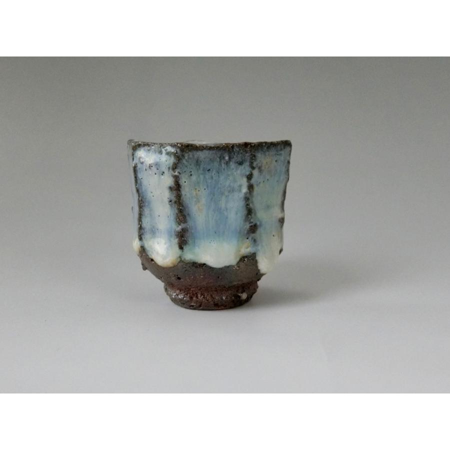 中川自然坊窯 斑唐津面取ぐい呑(共箱付き) 唐津焼 : 唐津焼中川自然坊