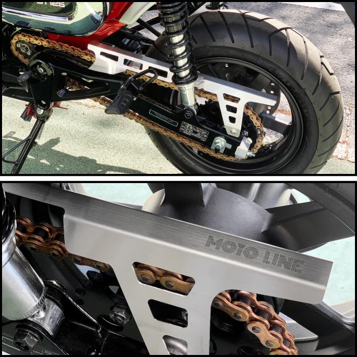 ホンダ ダックス125 / ST125 (JB04)用 ステンレスチェーンカバー