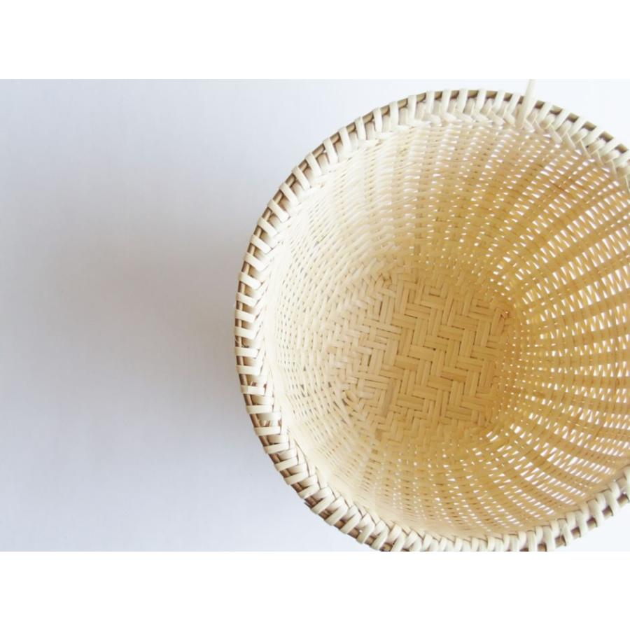 福島奥会津編み組細工マタタビ米研ぎざる 3合 特上編み 豊昇さん作