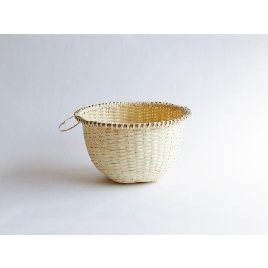 福島奥会津編み組細工マタタビ米研ぎざる 3合 特上編み 豊昇さん作