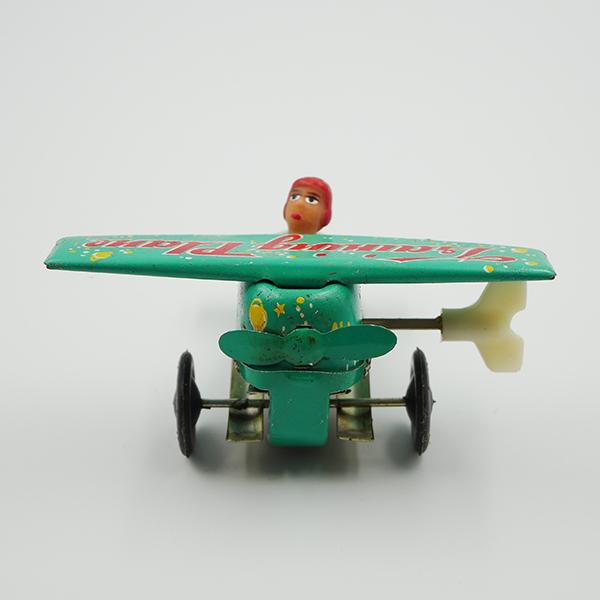 ブリキ おもちゃ 昭和レトロ 飛行機 traning plane 完成品