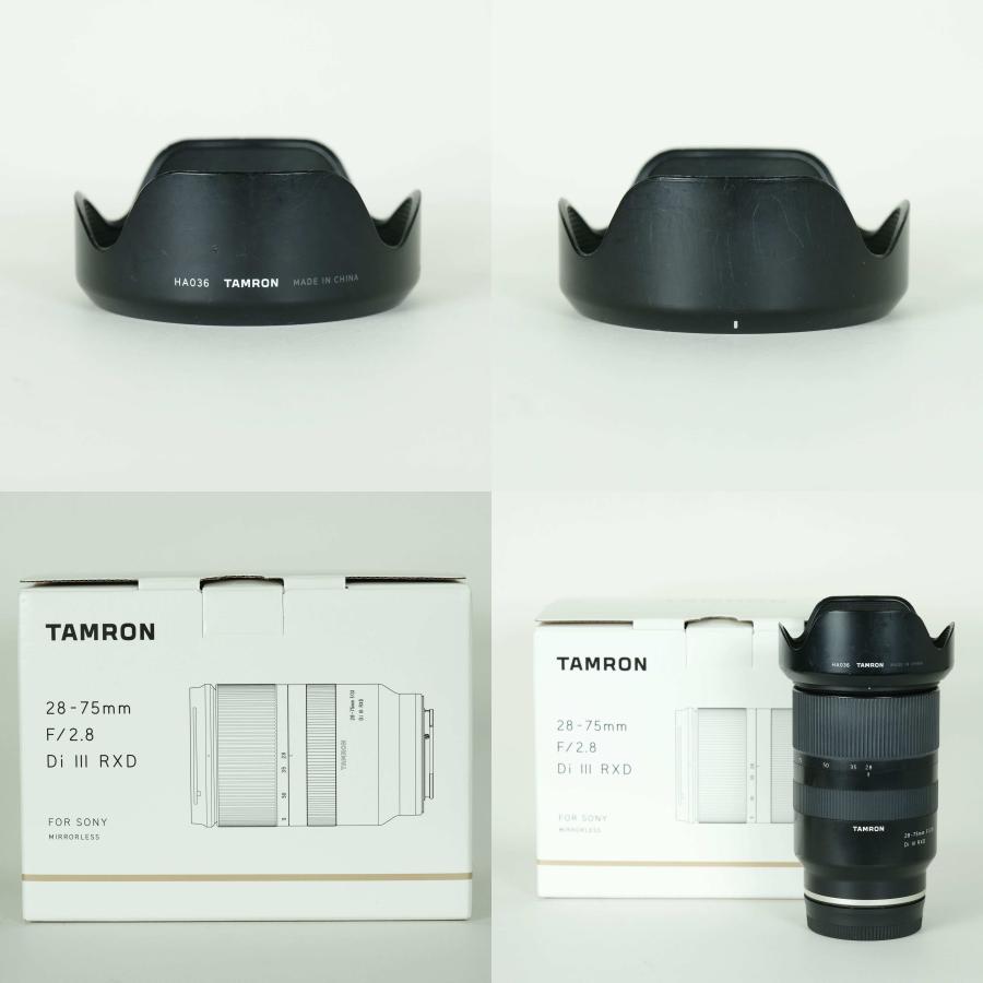 並品] TAMRON 28-75mm F/2.8 Di III RXD (Model A036) [ソニーE用