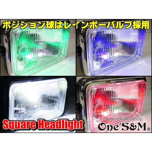 アウトレット品 角型ヘッドライト 高品質 LEDヘッドライトバルブ RGB