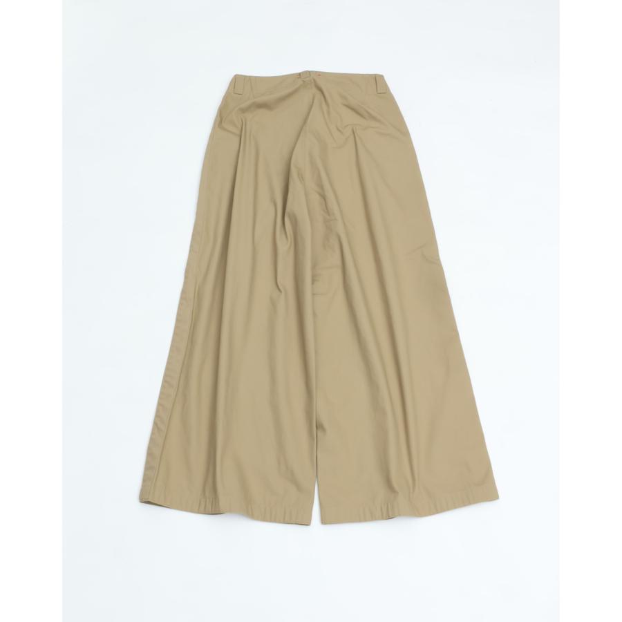 MEYAME（メヤメ） SIDE LINE WIDE PANTS BEIGE サイドラインワイド
