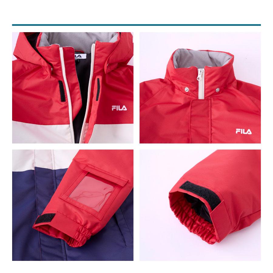 FILA（フィラ） キッズ スノーウェア上下セット ユニセックス スノボ