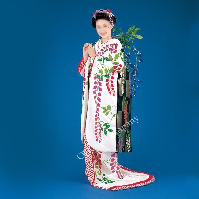 踊り 着物 裾引き振袖 大衆 演劇 藤娘衣裳 仕立上がり : ODORI Company