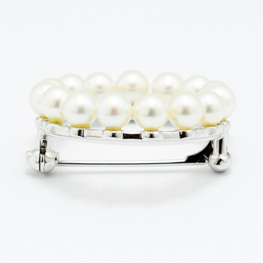 MIKIMOTO（ミキモト） ブローチ サークル 真珠 4.3mm パール SV