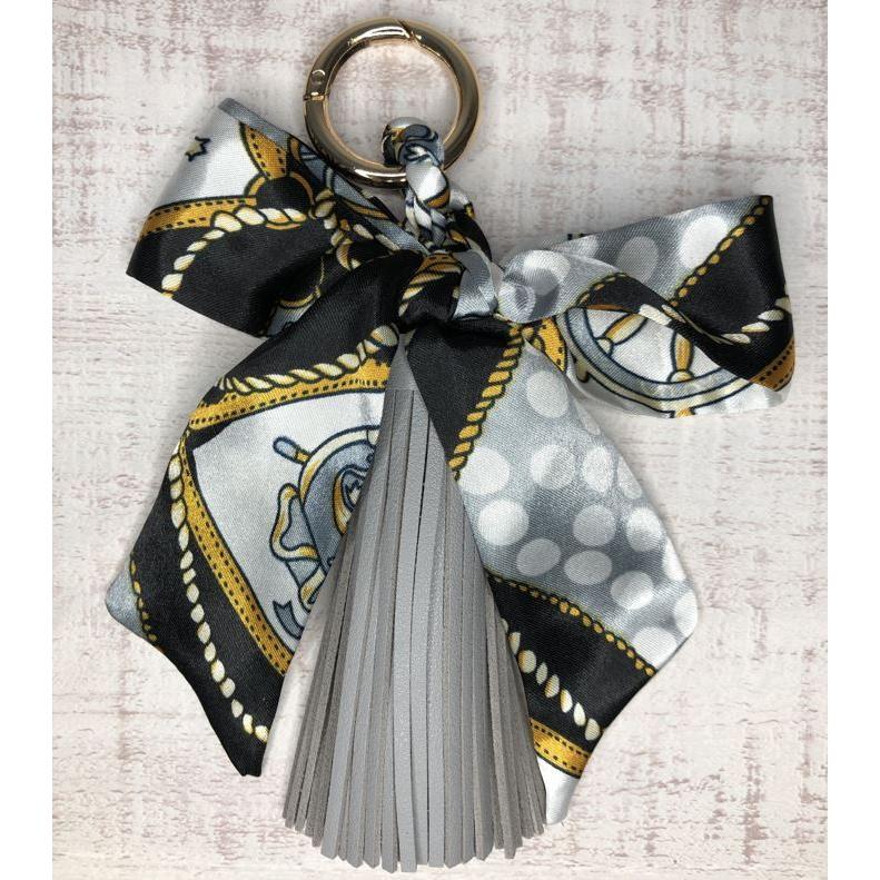 ツイリータッセル 本革 バッグチャーム フリンジ キーホルダー : Alice