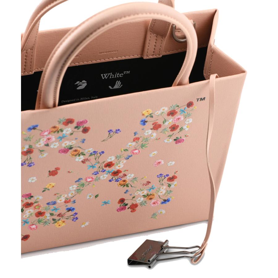 OFF-WHITE オフホワイト レザーバッグ フラワーズアロー ミニ