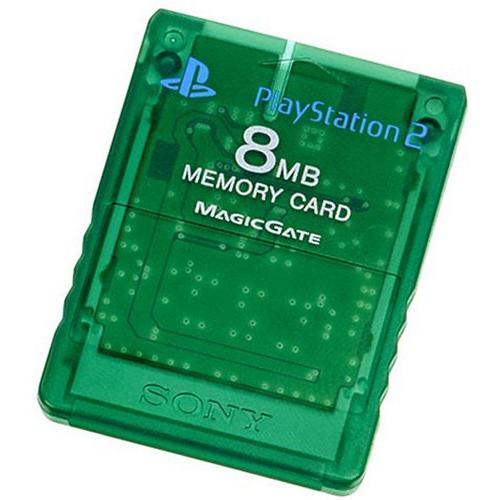 Playstation 2 専用メモリーカード(8MB)エメラルド : おたま屋商店
