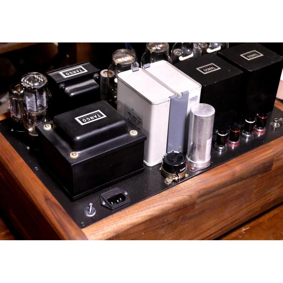 VT62 真空管 パラシングル（PSE）出力10W ワルナット木製のケース