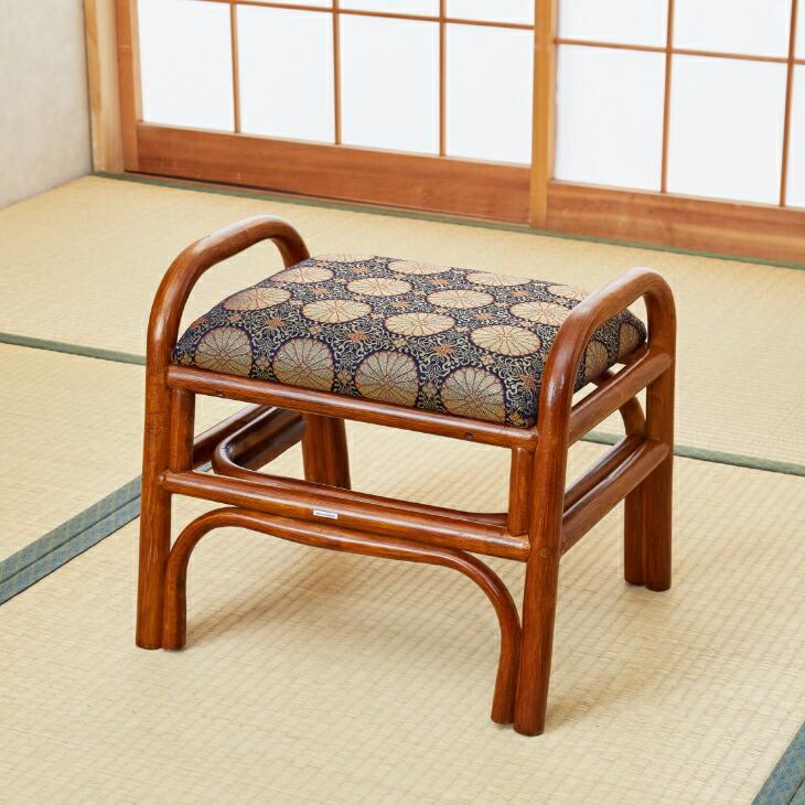 座椅子 ラタンチェア 仏前用 和座椅子 正座椅子 座いす あぐら座椅子