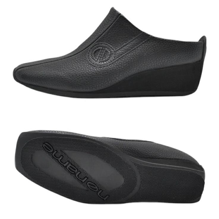 NO NAME ノーネーム ミュール YOKO-51732 ヨーコ ブラック シルバー