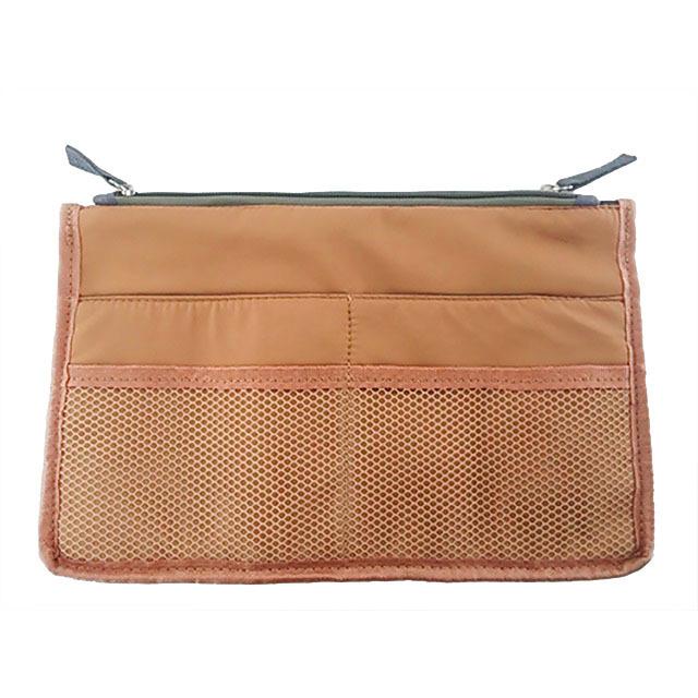 バッグインバッグ 横28.5x縦18xマチ10cm ブラウン 送料250円